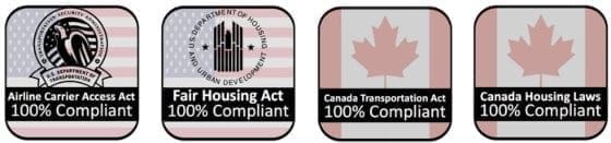 Compliance and guidance for assistance animals and service animals