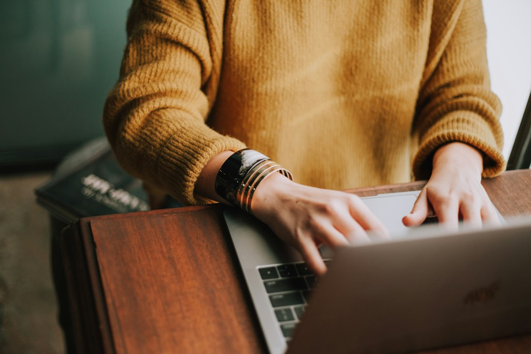 support animal letter — person using laptop computer